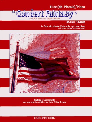 Stock image for Concert Fantasy on "The Stars and Stripes Forever":Piccolo, Flute, Piano for sale by Snow Crane Media