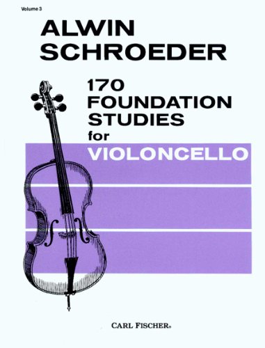 9780825833656: O2471 - 170 Foundation Studies for Cello - Volume 3