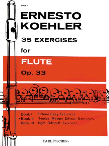 Imagen de archivo de 35 Exercises for Flute Op.33, Book 2 a la venta por Wonder Book