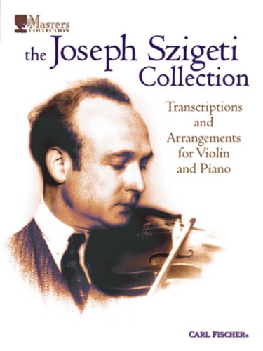 Stock image for The Joseph Szigeti Collection (VIOLON) for sale by Snow Crane Media