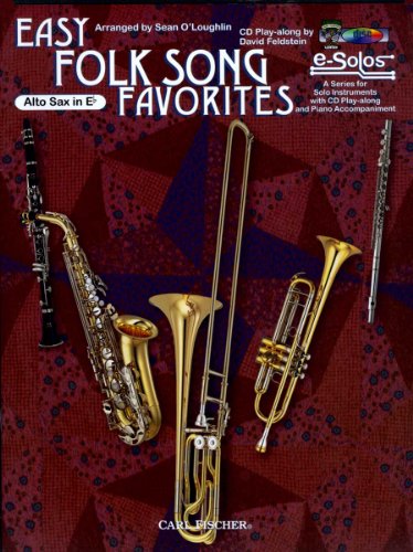 Stock image for Easy folk song favorites saxophone +cd for sale by Snow Crane Media