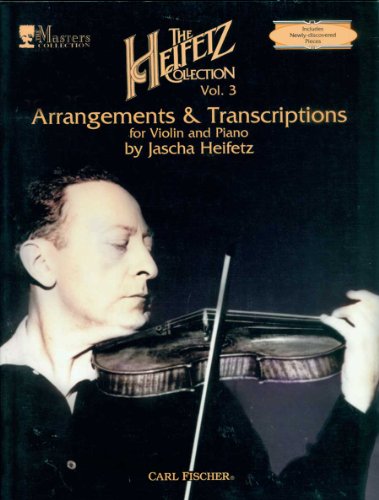 Stock image for ATF142 - The Heifetz Collection, Vol. 3 Arrangements & Transcriptions for Violin and Piano for sale by Greenway