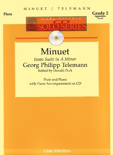 9780825852916: Minuet flute traversiere +cd