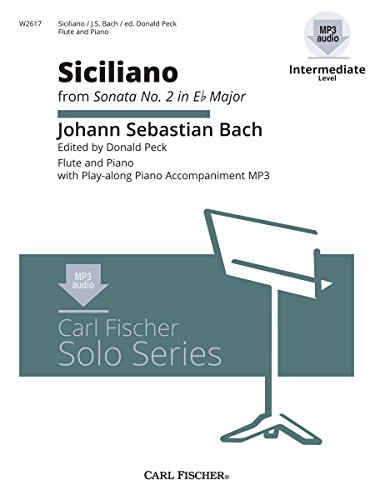 SICILIANO FLUTE TRAVERSIERE +CD (9780825856198) by Johann, Sebastian