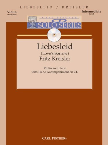 9780825857843: Liebesleid - Intermediate - Violin & Piano - BK/CD