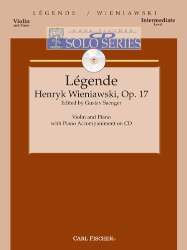 Wieniawski: LÃ©gende, Op. 17 [Book + Audio] (9780825859199) by Henryk Wieniawski