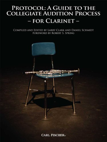 9780825865121: WF59 - Protocol: A Guide to the Collegiate Audition Process for Clarinet