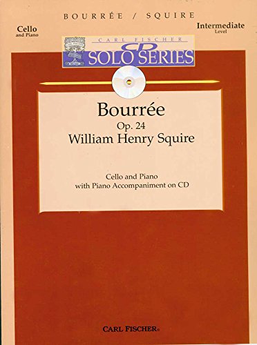 Stock image for Bourree Op.24 for Cello and Piano w/ Piano Acc. CD for sale by GF Books, Inc.