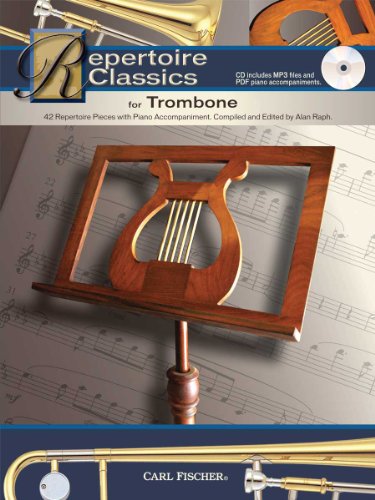 9780825883712: Repertoire classics for trombone trombone +cd