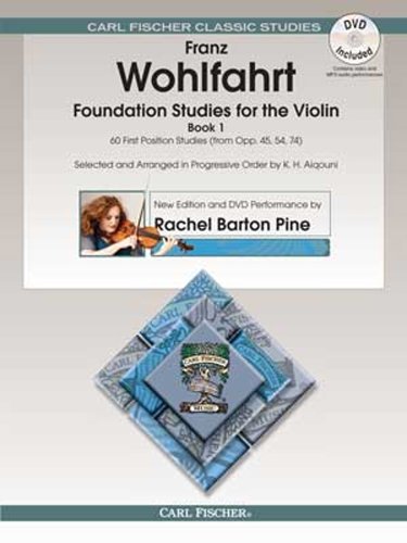 9780825885464: Foundation Studies For The Violin, Vol. 1 60 First Position Studies (From Opp. 45, 54, 74) - Violin