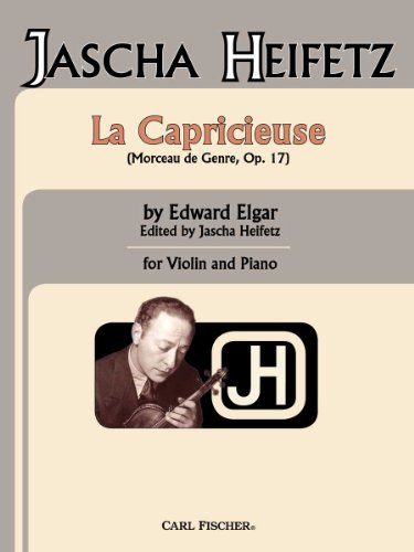 La Capricieuse Morceau De Genre, Op. 17 (VIOLON) (9780825885907) by EDWARD ELGAR