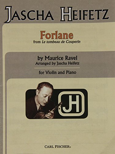 Forlane From Le Tombeau De Couperin (VIOLON) (9780825885990) by MAURICE RAVEL