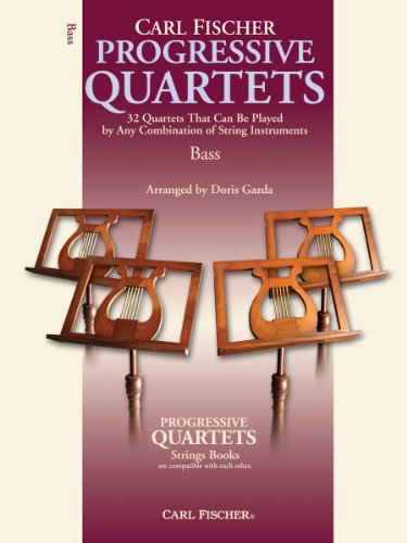 Imagen de archivo de BF72 - Progressive Quartets for Strings - Bass (MUSIQUE D'ENSEM) a la venta por HPB-Diamond