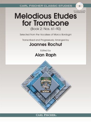 Stock image for Melodious Etudes for Trombone: Nos. 61-90: Selected from the Vocalises of Marco Bordogni: Vol 2 for sale by Revaluation Books