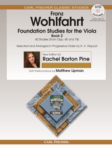 Beispielbild fr Foundation Studies for the Viola - Book 2 (from Opp. 45 and 74) Book/DVD zum Verkauf von Snow Crane Media