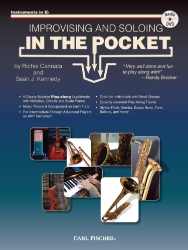 Stock image for Improvising and Soloing in the Pocket (A Play-Along Workbook Designed to Improve Your Improv) - Eb Instruments for sale by Book Dispensary