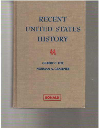 Recent United States History (9780826031105) by Gilbert C Fite