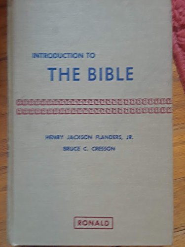 Beispielbild fr Introduction to the Bible zum Verkauf von ThriftBooks-Atlanta