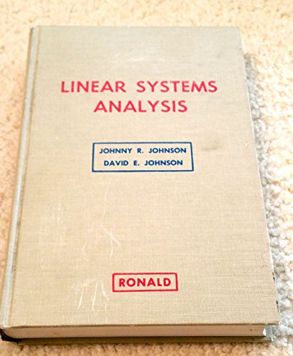 Stock image for Linear Systems Analysis for sale by ThriftBooks-Atlanta