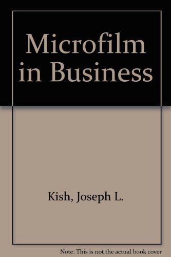 9780826050601: Microfilm in Business
