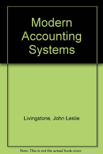 9780826054708: Modern Accounting Systems