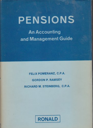 Beispielbild fr Pensions An Accounting and Management Guide zum Verkauf von Optical Insights