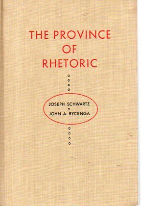 Beispielbild fr The province of Rhetoric zum Verkauf von Better World Books