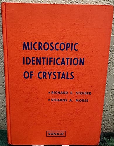 Imagen de archivo de microscopic identification of crystals a la venta por Better World Books