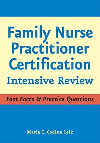 Beispielbild fr Family Nurse Practitioner Certification: Intensive Review zum Verkauf von HPB-Diamond