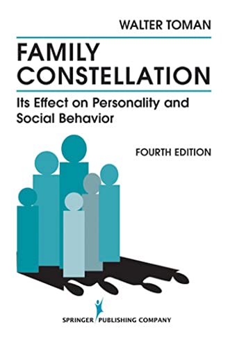 9780826104960: Family Constellation: Its Effects on Personality and Social Behavior, 4th Edition