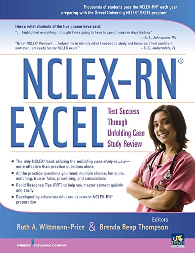 Imagen de archivo de NCLEX-RN Excel: Test Success Through Unfolding Case Study Review a la venta por ThriftBooks-Atlanta