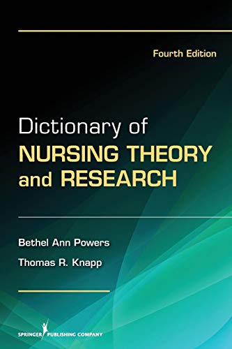 Imagen de archivo de Dictionary of Nursing Theory and Research a la venta por BooksRun