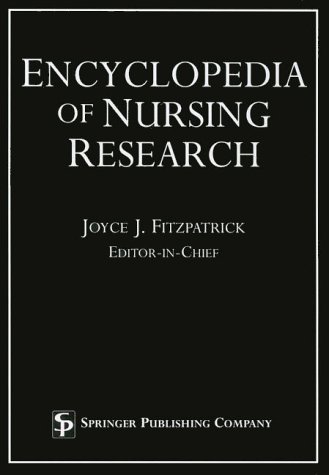 Imagen de archivo de Encyclopedia of Nursing Research a la venta por Better World Books