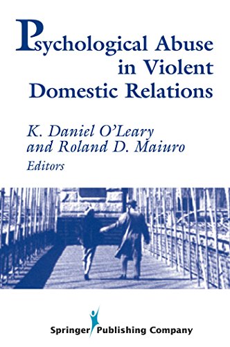 Imagen de archivo de Psychological Abuse in Violent Domestic Relations a la venta por ThriftBooks-Dallas