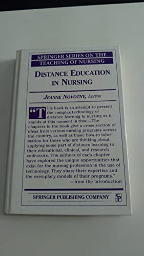 Beispielbild fr Distance Education in Nursing zum Verkauf von Better World Books