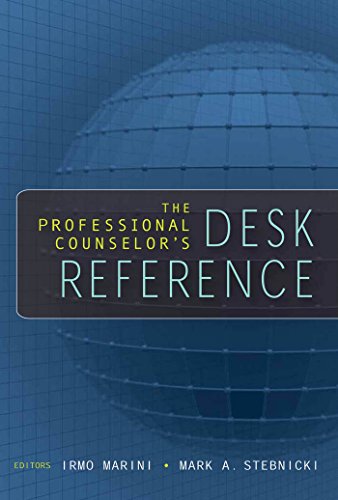 Beispielbild fr The Professional Counselor's Desk Reference zum Verkauf von Better World Books