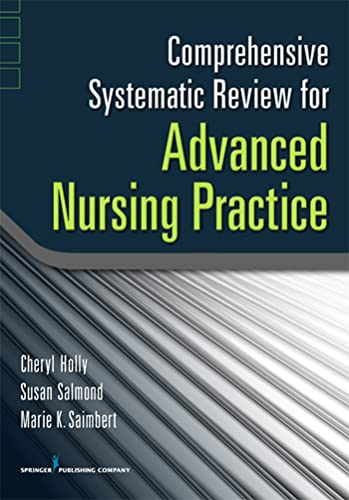 Beispielbild fr Comprehensive Systematic Review for Advanced Nursing Practice zum Verkauf von Better World Books: West