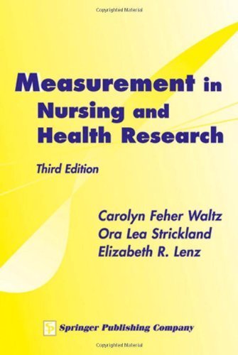 Beispielbild fr Measurement in Nursing and Health Research zum Verkauf von Better World Books