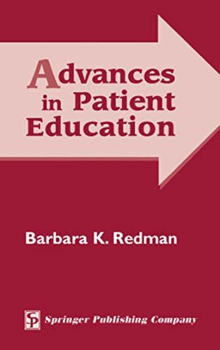 Beispielbild fr Advances in Patient Education zum Verkauf von Anybook.com