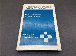 Imagen de archivo de Gerontology Instruction in Higher Education a la venta por Better World Books