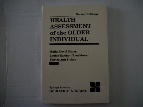 Imagen de archivo de Health Assessment of the Older Individual a la venta por BookHolders