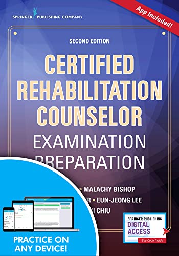 Beispielbild fr Certified Rehabilitation Counselor Examination Preparation (Book + Free App) zum Verkauf von HPB-Movies