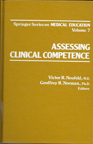 Imagen de archivo de Assessing Clinical Competence a la venta por Better World Books