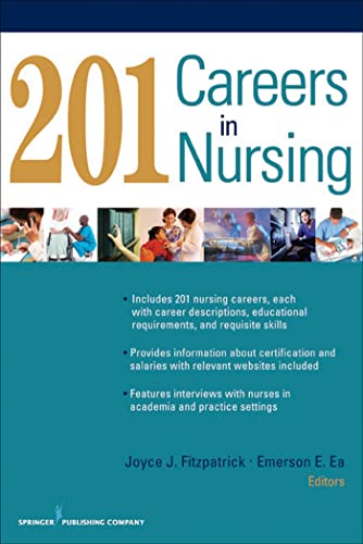 Beispielbild fr 201 Careers in Nursing zum Verkauf von Better World Books