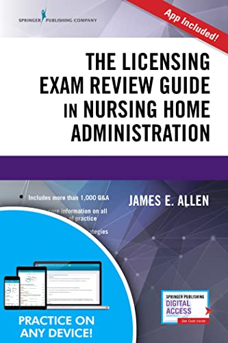 Imagen de archivo de The Licensing Exam Review Guide in Nursing Home Administration a la venta por PhinsPlace