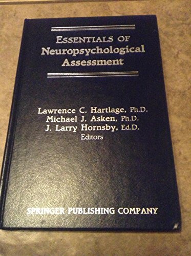 Imagen de archivo de Essentials of Neuropsychological Assessment a la venta por SuzyQBooks