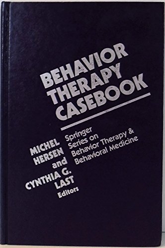 Imagen de archivo de Behavior Therapy Casebook a la venta por Better World Books