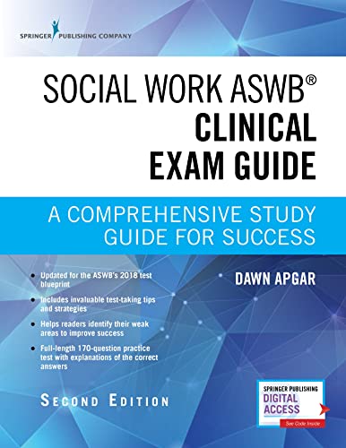 Beispielbild fr Social Work ASWB Clinical Exam Guide, Second Edition: A Comprehensive Study Guide for Success - Book and Free App Updated ASWB Clinical Exam Guide with ASWB Clinical Practice Exam zum Verkauf von New Legacy Books