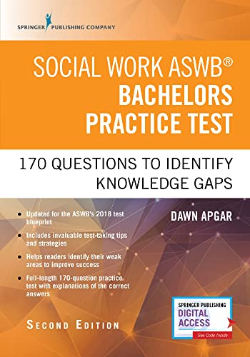 Immagine dell'editore per Social Work ASWB Bachelors Practice Test: 170 Questions to Identify Knowledge Gaps (Book + Digital Access) venduto da SGS Trading Inc