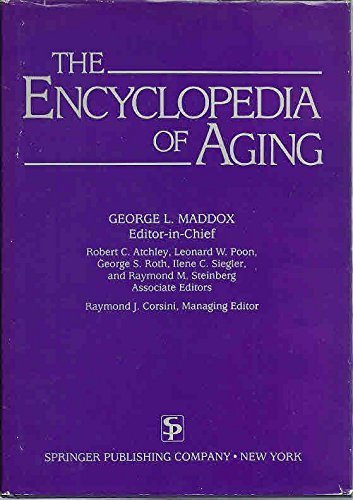 Beispielbild fr The Encyclopedia of Aging zum Verkauf von Better World Books: West
